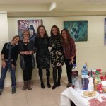 De izda. a dcha.: Maritxu Intxausti, Eva Irrazoki, Itziar Jiménez, Arantza Agirre y Nerea Urdangarin