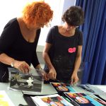 Taller de serigrafía con Uxoa Zumeta 2015