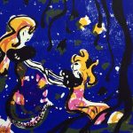 Taller de serigrafía AAG. Obra de Itziar Jiménez