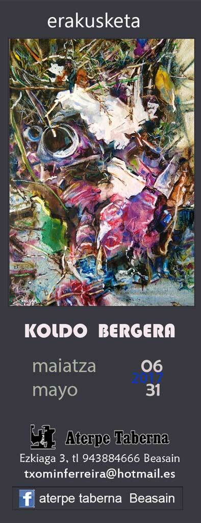 Koldo Bergera en Aterpe de Beasain