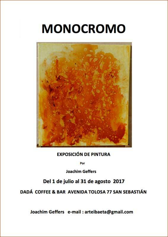 Joachim Geffers, exposiciones de verano