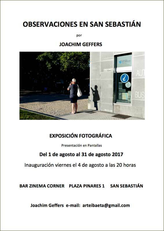 Joachim Geffers, exposiciones de verano