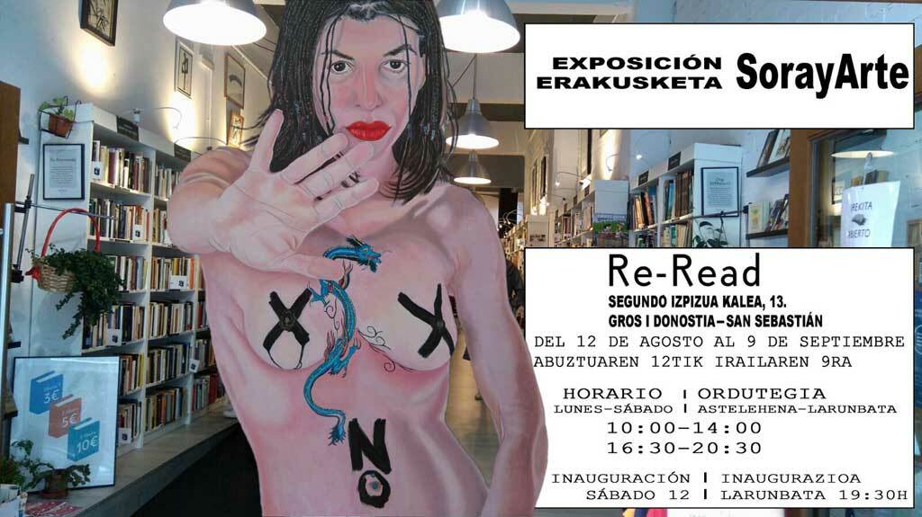 SorayArte en librería ReRead de Gros