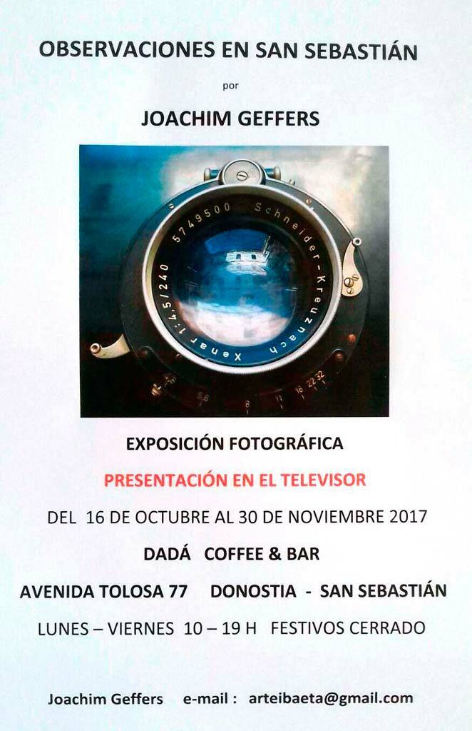 Exposiciones de fotografía de Joachim Geffers