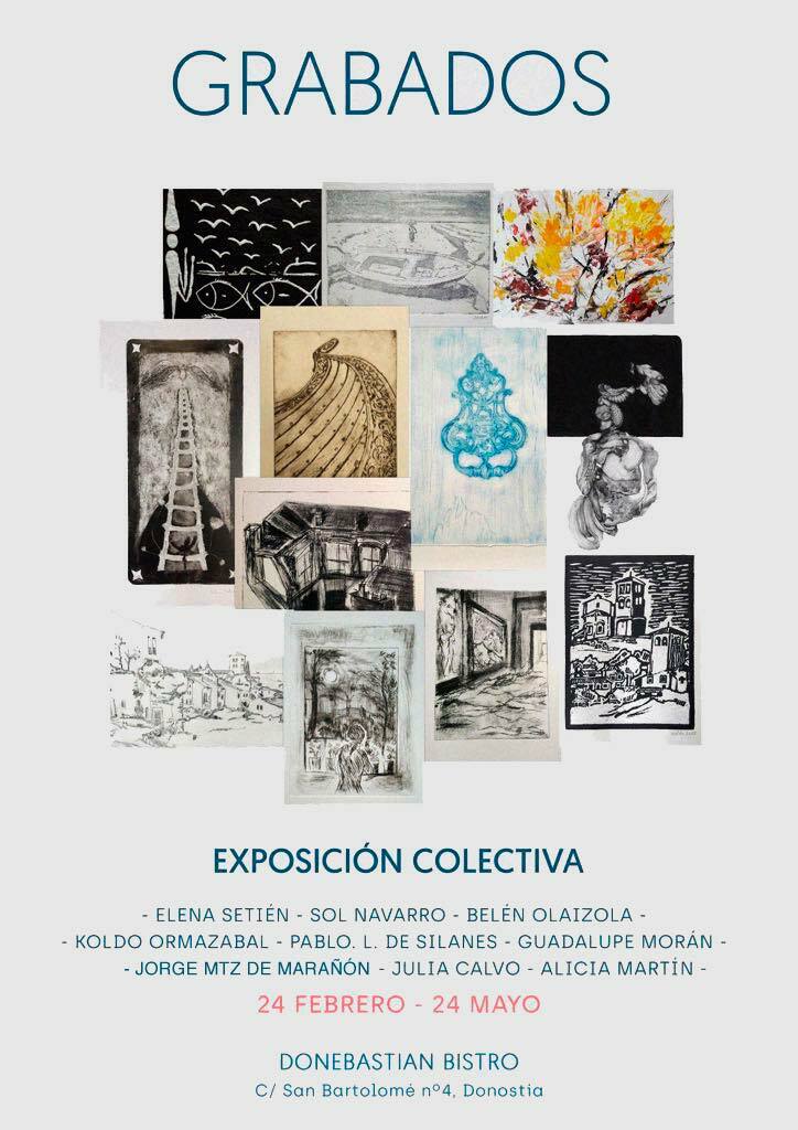 El taller de grabado de la Asociación en Donebastian