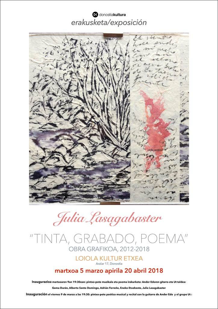 Julia Lasagabaster. Gráfica en Loiola Kulturetxea