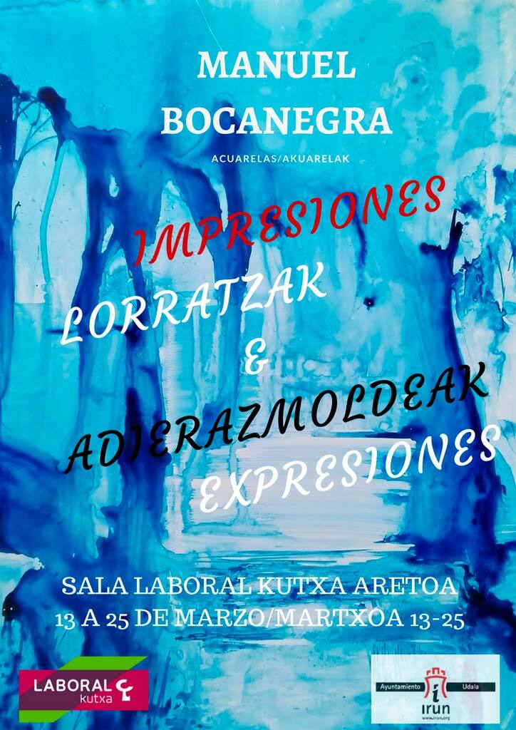Inauguración de Manuel Bocanegra en Caja Laboral de Irun