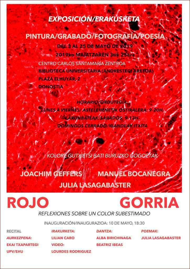 GORRIA - ROJO! La exposición
