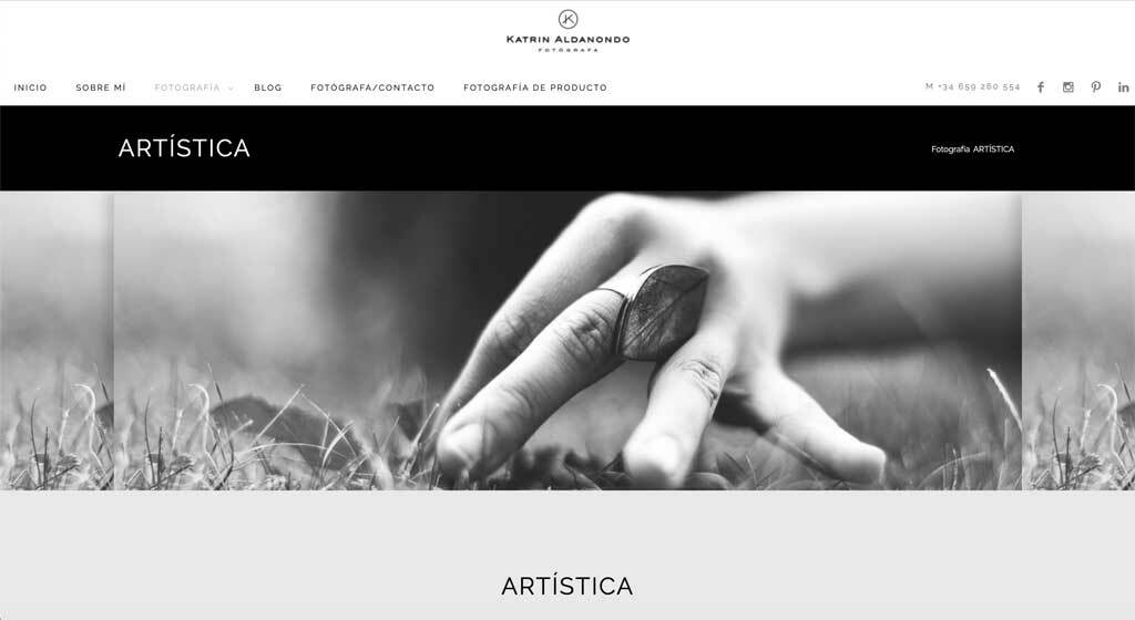 Katrin Aldanondo. Fotografías en el Hall de la Artística