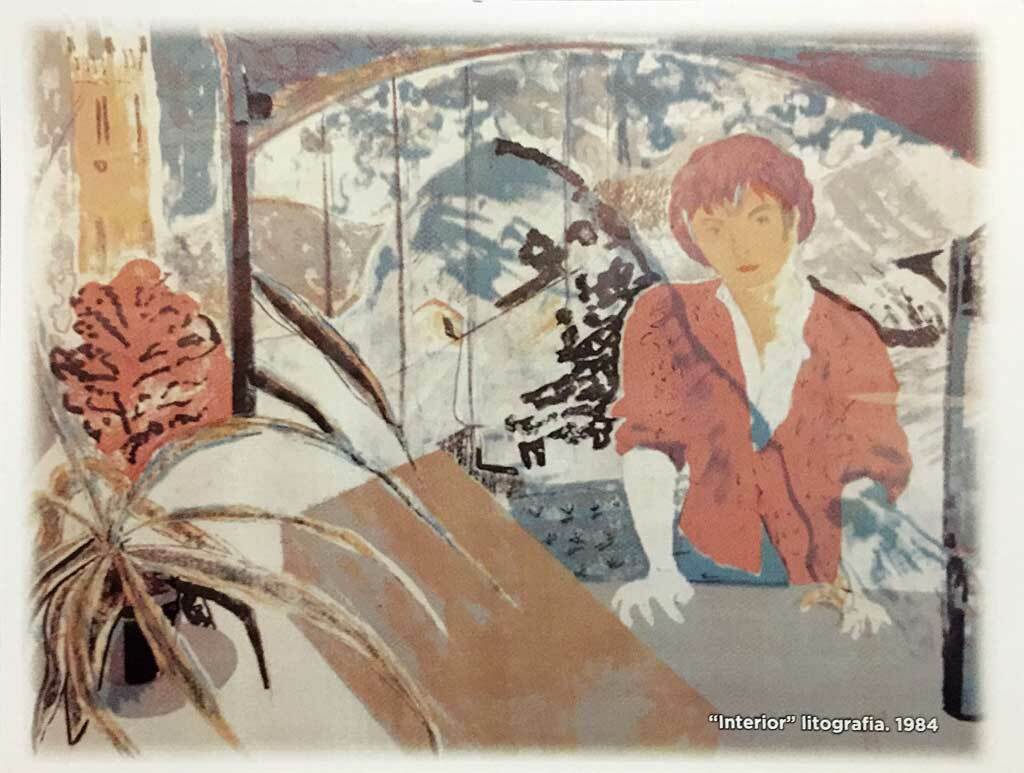 Aurora Bengoechea. Pintura sobre papel y obra gráfica