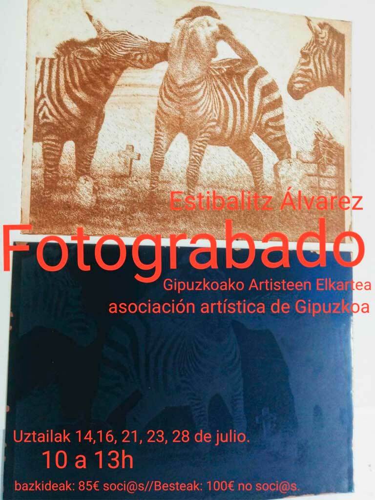 Cursos de verano 2020 en la Asociación Artística